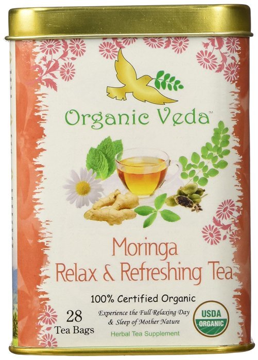 Organic Moringa Weight Loss Tea (28 Potent Tea Bags). Herbal Tea with Weight Loss properties. USDA Certified Organic... N23
