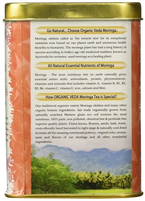 Organic Moringa Weight Loss Tea (28 Potent Tea Bags). Herbal Tea with Weight Loss properties. USDA Certified Organic... N26