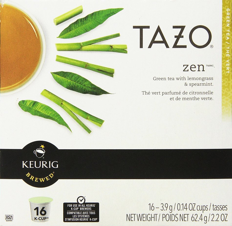 Keurig Tazo Zen Tea 32-Count K-Cups for Keurig Brewers N6