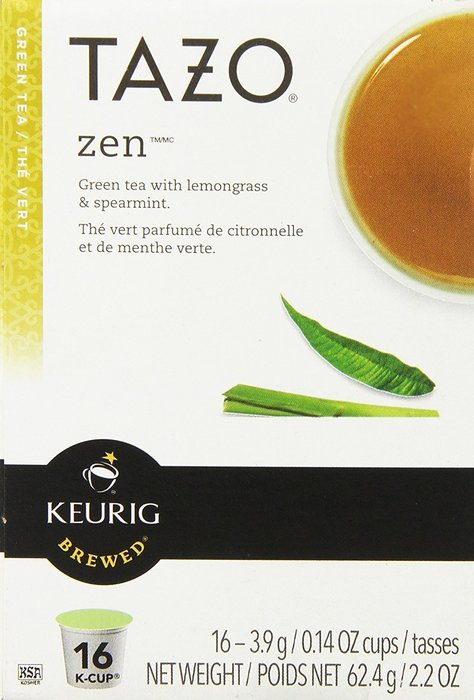 Keurig Tazo Zen Tea 32-Count K-Cups for Keurig Brewers N7