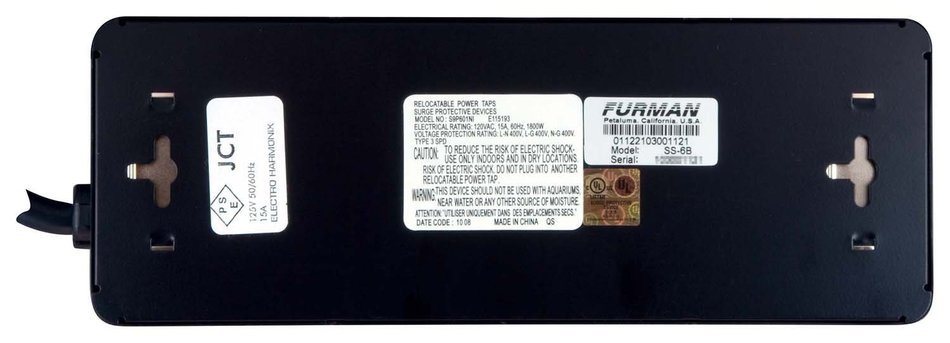 Furman SS6B 6 Plug Surge Protector N3