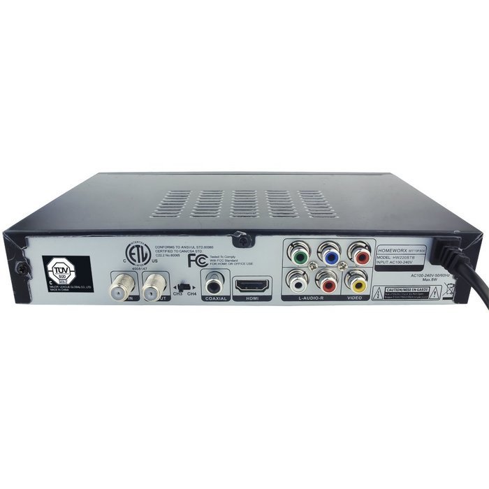 Mediasonic HOMEWORX HW220STB Digital Converter Box with Karaoke, TV Recording, and Media Player Function N2