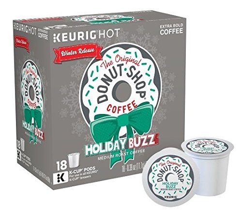 The Original Donut Shop Coffee Holiday Buzz Keurig K-Cups, 18 Count