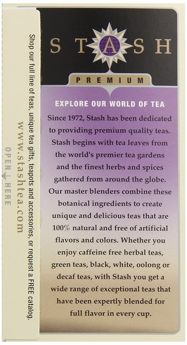 Stash Tea Breakfast in Paris Black Tea, 18 Count Tea Bags in Foil (Pack of 6) N4