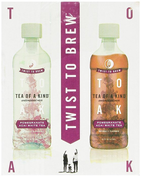 Tea of a Kind White Tea, Pomegranate Acai, 16 Ounce (Pack of 12) N4