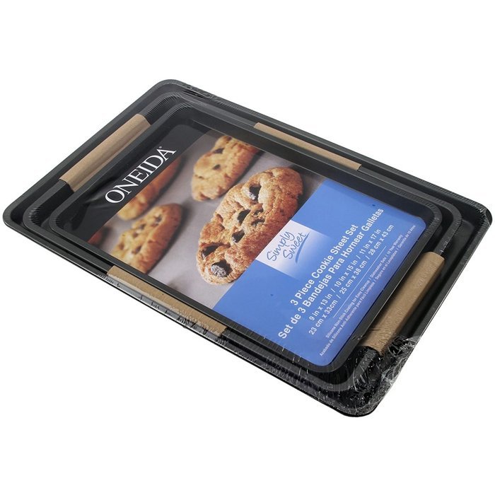 Oneida 3pc Non-Stick Cookie Sheet Set
