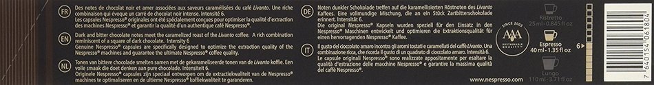 Nespresso OriginalLine Capsules: Ciocattino, 50 Count N2