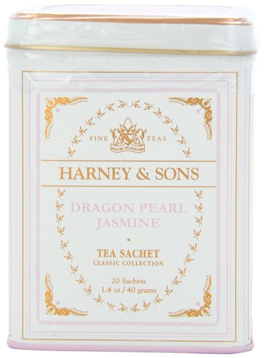 Harney & Sons White Tea, Dragon Pearl Jasmine, 20 Sachets N3