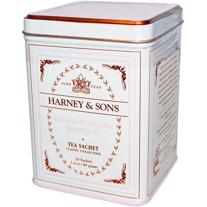 Harney & Sons White Tea, Dragon Pearl Jasmine, 20 Sachets N5