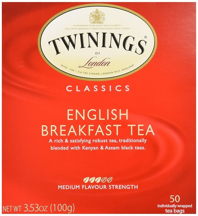 Twinings Tea English Breakfast Tea, 50 ct