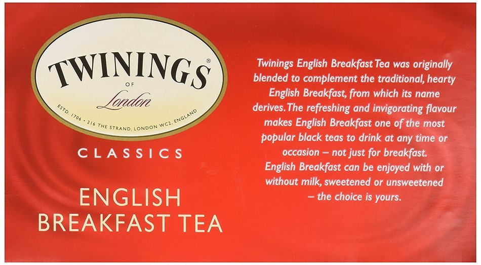 Twinings Tea English Breakfast Tea, 50 ct N5