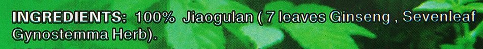 Chinese Jiaogulan Tea 40bags N3