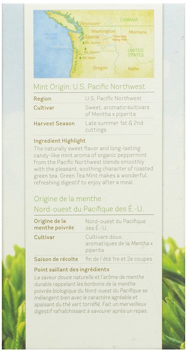 Rishi Tea Organic Green Tea Mint Loose Leaf Tea, 1.59 Ounces Tin N2