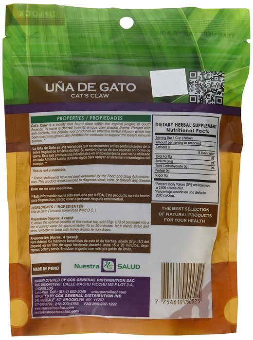 Una De Gato &ndash; Cat&rsquo;s Claw Herbal Tea 3 Pack Ns N2