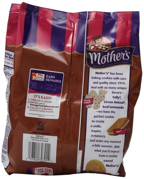 Mother's English Tea Sandwich Cookies, 16-Ounce Packages (Pack of 4) N14