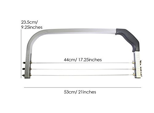 Large Cake Interlayer Cutter Leveller Slicer 3 Blade Industry Standard N4