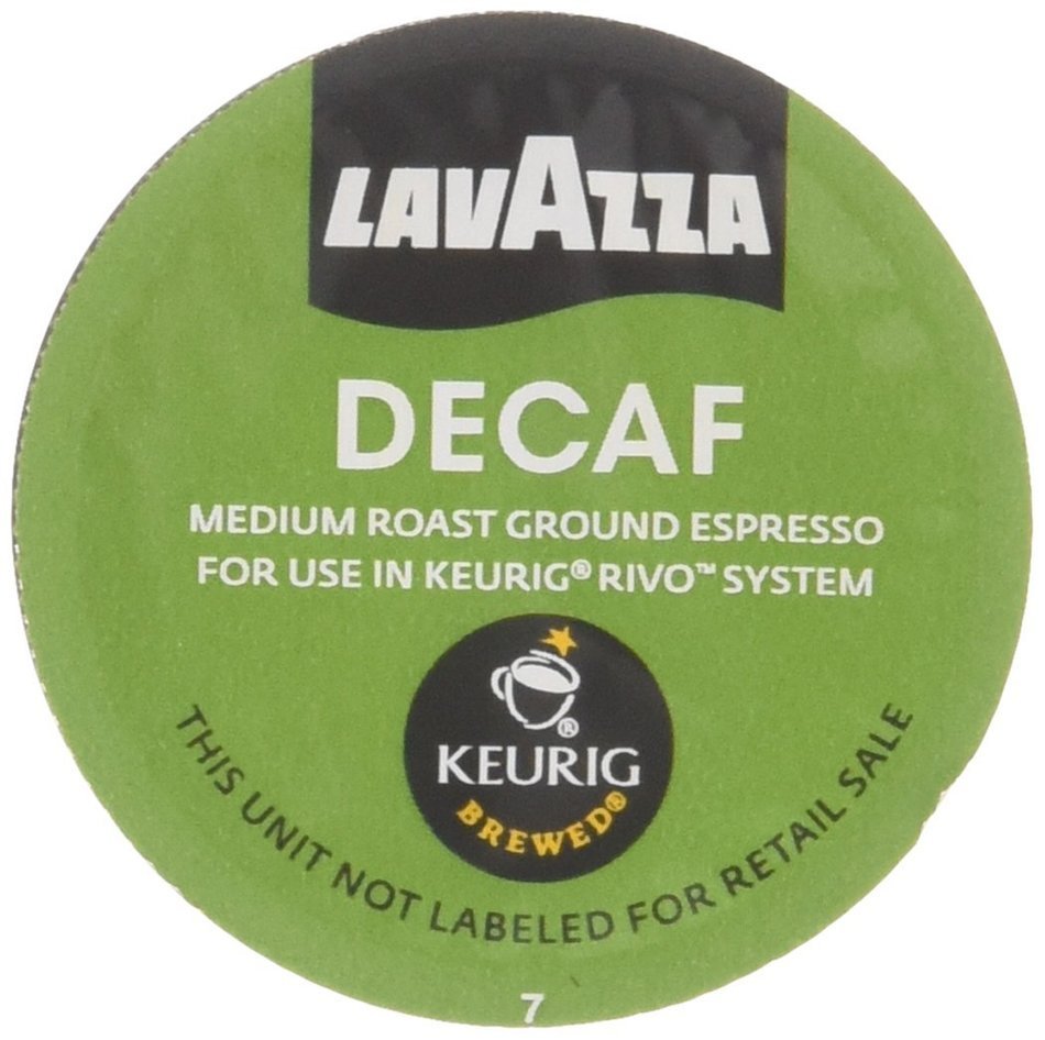 Lavazza Espresso Decaf Keurig Rivo Pack, 18 Count N4