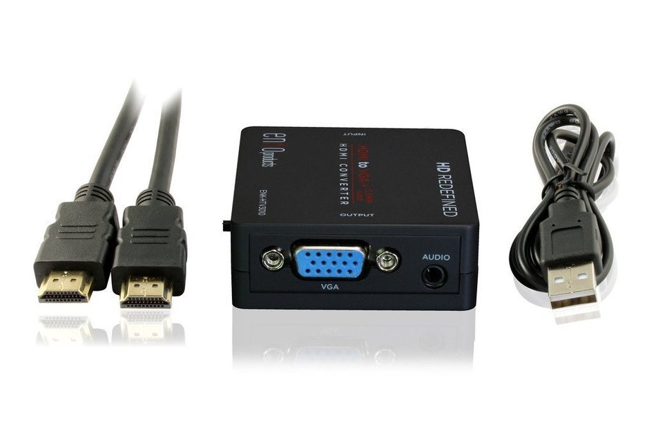 Mini Composite RCA CVBS AV To HDMI Converter (Input: AV; Output: HDMI) For VCR DVD 720P 1080P With High-Speed... N32