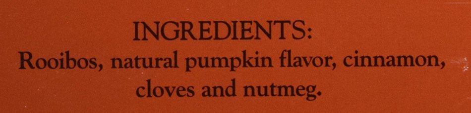 Harney & Sons Pumpkin Spice Rooibos Tea 20 ct Sachet Tin N5