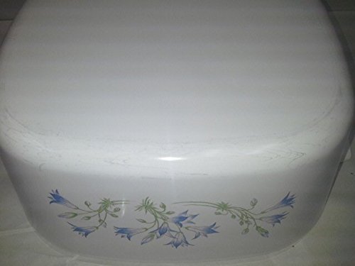 Corning Ware 5 Liter Casserole and Lid in the Blue Dusk pattern A-5-B N6