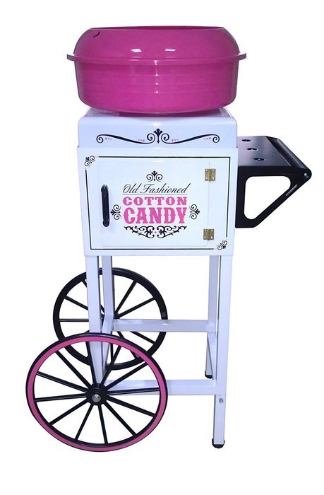 Nostalgia Electrics CCM510 38" Tall Vintage Collection Commercial Cotton Candy Cart