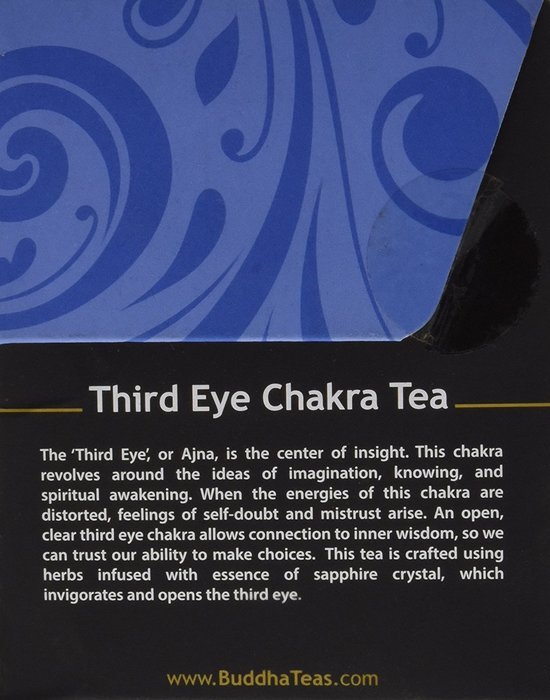 Third Eye Chakra Tea - Organic Herbs - 18 Bleach Free Tea Bags N2