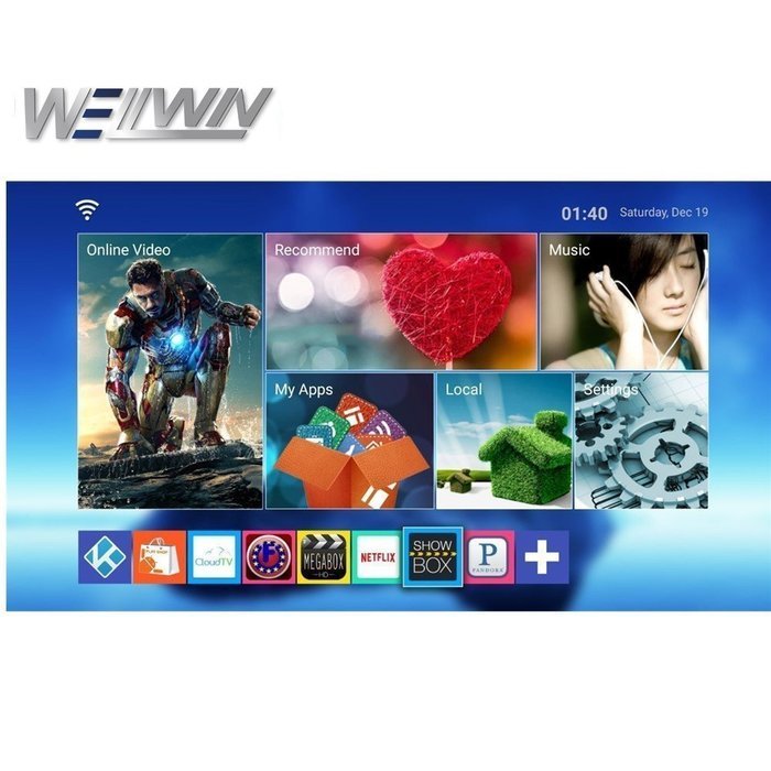 WELLWIN Mxq Pro Tv Box Android 5.1 Amlogic S905 Quad Core Kodi(16.0) Fully Loaded Dual Wifi 1080P,4K,64 Bit N4