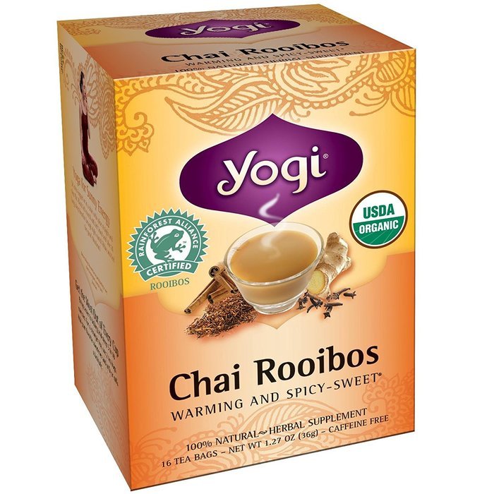 YOGI TEA,OG2,CHAI ROOIBOS, 16 BAG