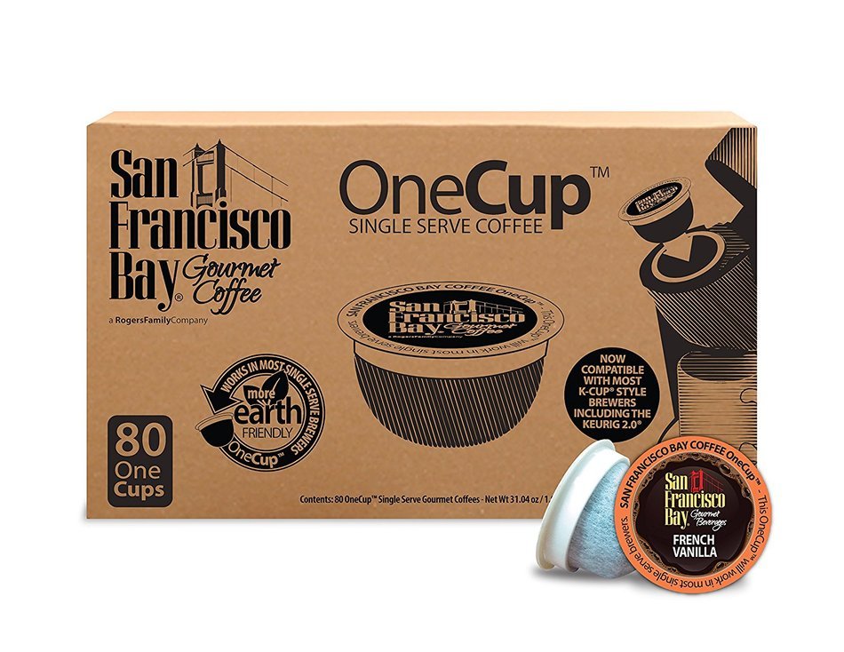 San Francisco Bay OneCup, Espresso Roast, 80 Single Serve Coffees N3