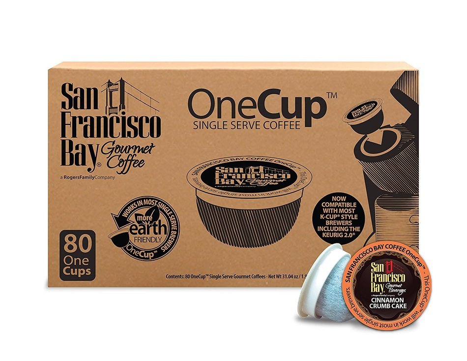 San Francisco Bay OneCup, Espresso Roast, 80 Single Serve Coffees N4