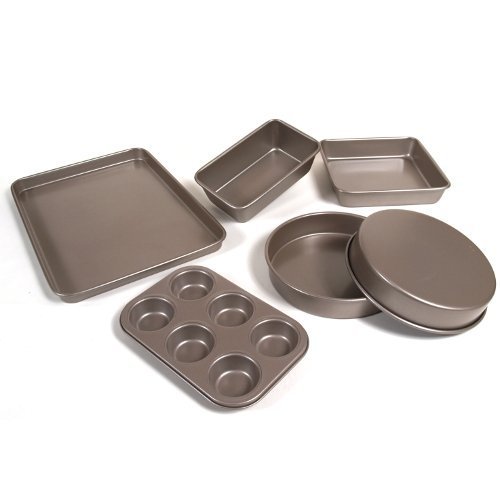 Cuisinart 6-Piece Classic Bakeware Set, Champagne