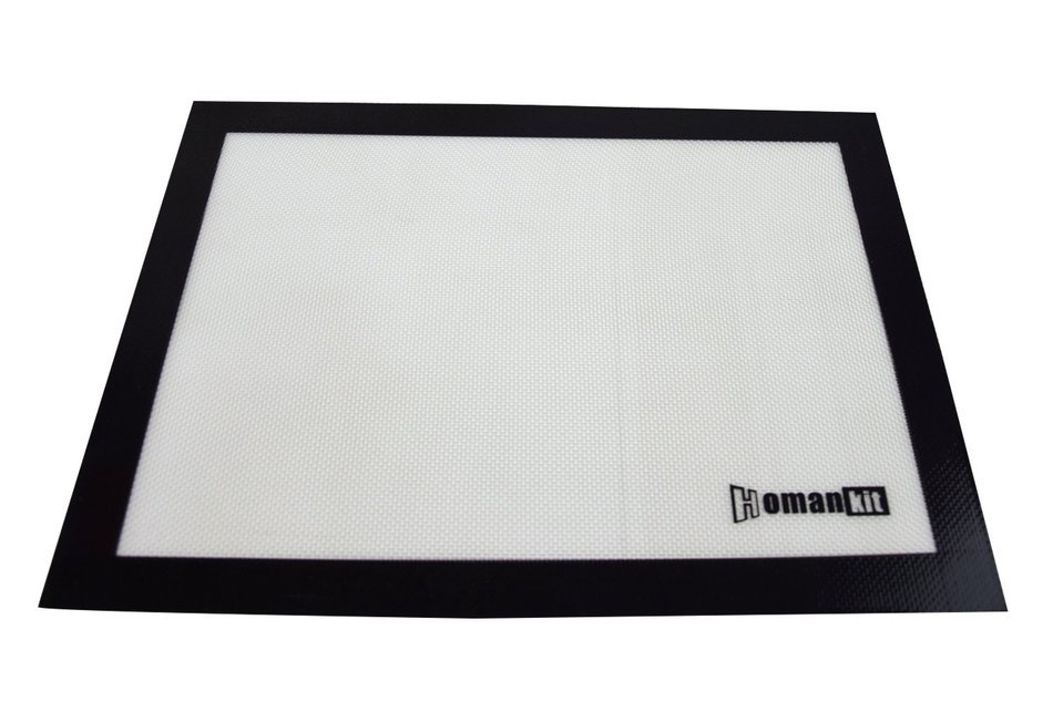 Homankit Silicone Baking Mats - Set of 2 Half Sheet (11 4/5" x 15 3/4"), Re-usable Non-stick Liner for Aluminum... N3