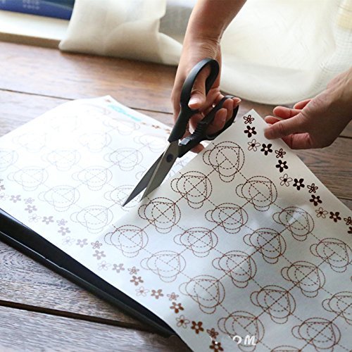 Bluedrop Non-Stick Silicone Baking Mat for Macarons 31.5" X 11.8",You can cut following your require N3