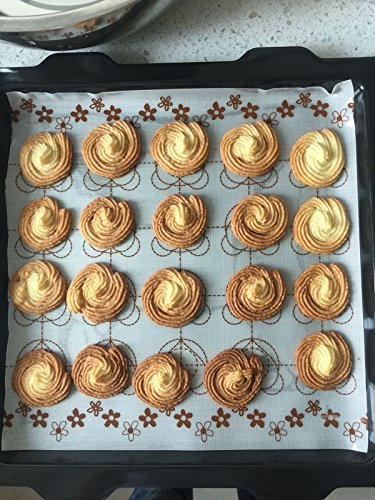 Bluedrop Non-Stick Silicone Baking Mat for Macarons 31.5" X 11.8",You can cut following your require N6