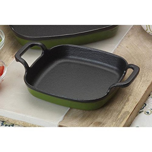 Bayou Classic 7722G Cypress Green 4 Qt Casserole With Lid, Bayou Classic,Enameled Cast Iron N3