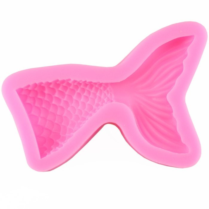 Mujiang Mermaid Tail Silicone Jelly Sugar Chocolate Fondant Molds Large+Small N5