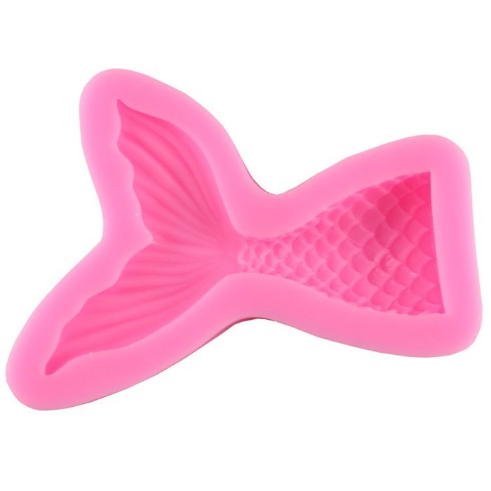 Mujiang Mermaid Tail Silicone Jelly Sugar Chocolate Fondant Molds Large+Small N12