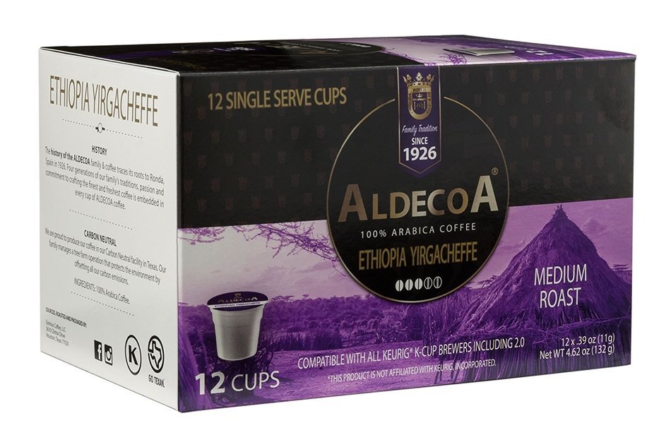 Aldecoa K-Cup Coffee, Costa Rica, 12 Count N11