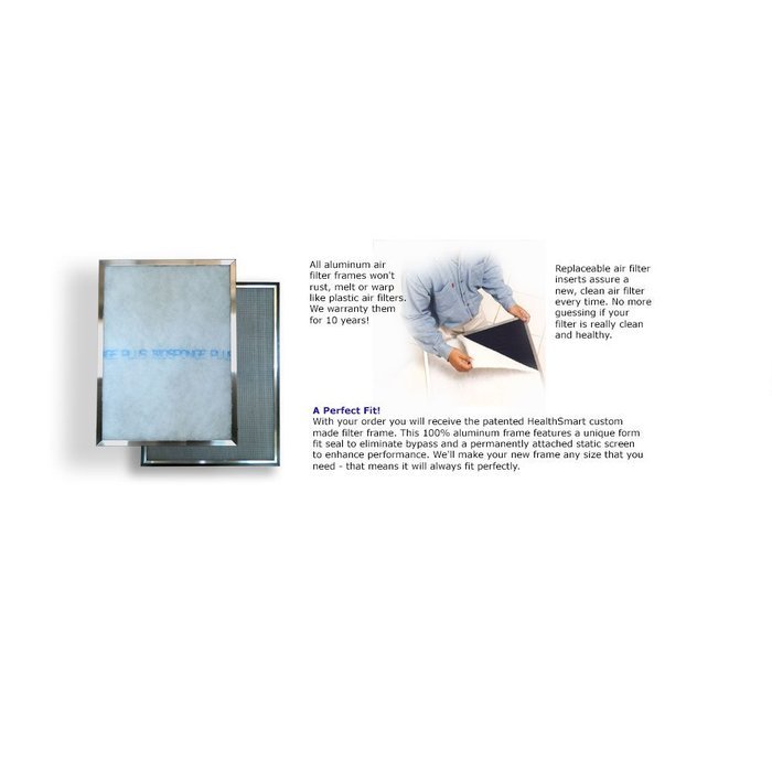 HealthSmart 19 1/4 x 23 1/4 AC filter / Furnace filter with (1) BioSponge Plus Replacement N4