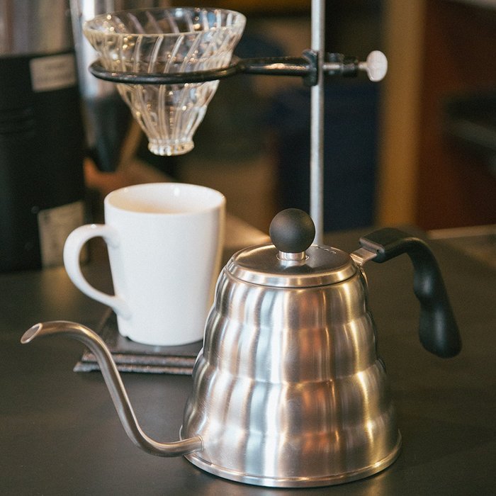 Pour Over Coffee Drip Kettle. Premium Stainless Steel Gooseneck Tea Kettle By Simple Kitchen Products. N4