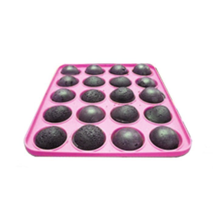 NAVA New 20 Cup Tasty Top Cake Pop Mold Tray Easy Instant Silicone Baking Flex Pan N3