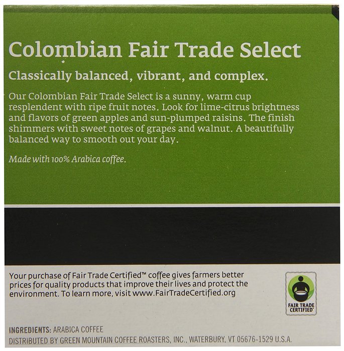 Green Mountain Coffee Select K-Cup, Columbian, 12-Count N4