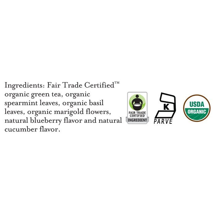 Tea Forte Skin-Smart CUCUMBER MINT Organic Loose Leaf Green Tea, 3.17 Ounce Tea Tin N3