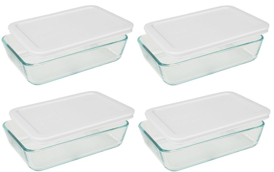 Pyrex Baking Dish With Lid 11 CUP (Pack of 2) N2