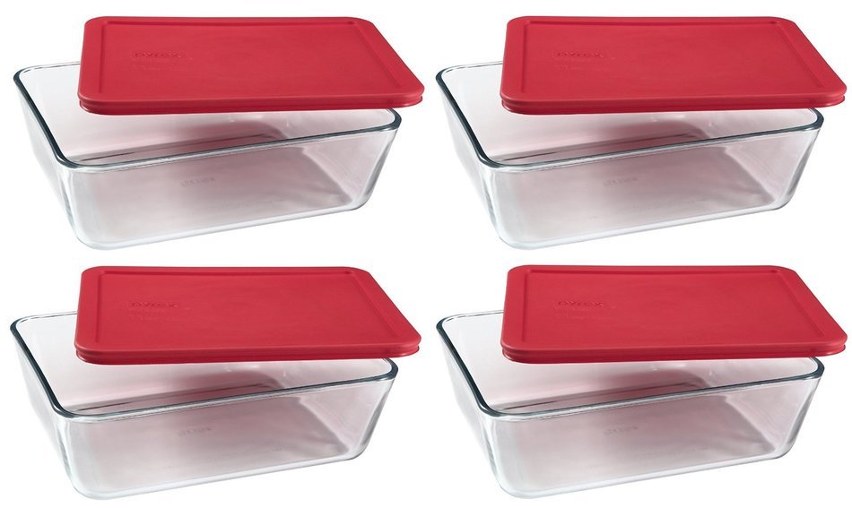 Pyrex Baking Dish With Lid 11 CUP (Pack of 2) N4