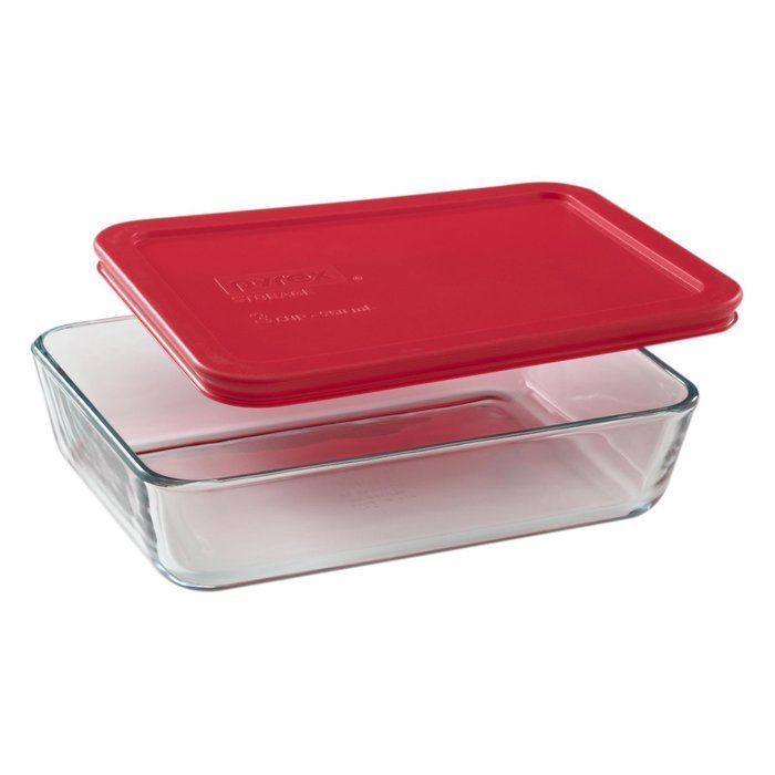 Pyrex Baking Dish With Lid 11 CUP (Pack of 2) N8
