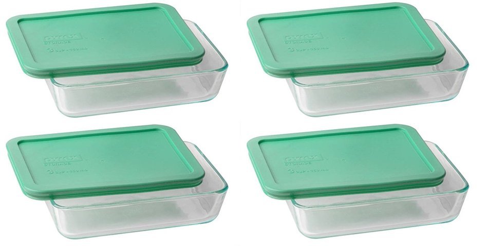 Pyrex Baking Dish With Lid 11 CUP (Pack of 2) N12