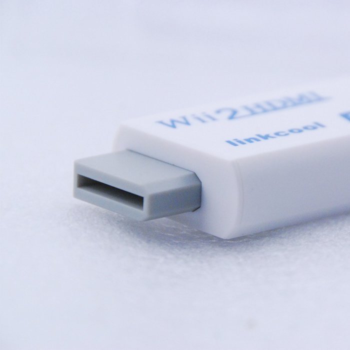 Linkcool Wii to HDMI 720P / 1080P HD Output Upscaling Converter - Supports All Wii Display Modes, HDMI Upscale N3