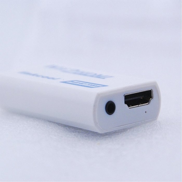 Linkcool Wii to HDMI 720P / 1080P HD Output Upscaling Converter - Supports All Wii Display Modes, HDMI Upscale N4