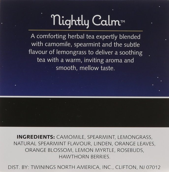 Twinings Nightly Calm K-Cup, 12 Count(Packaging may vary) N3